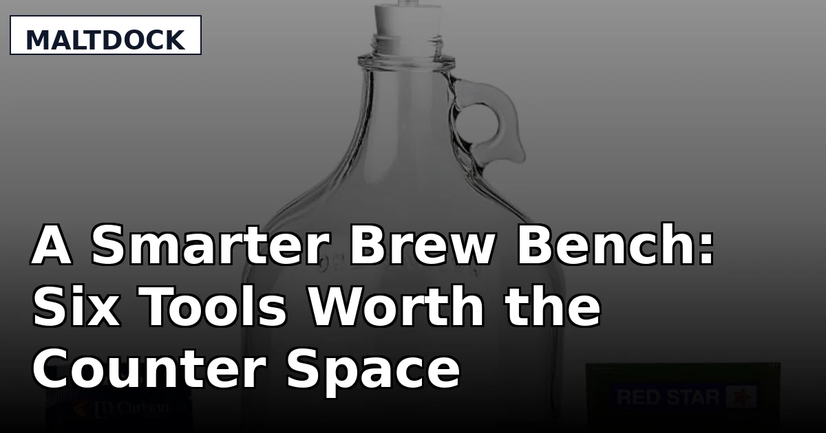 A Smarter Brew Bench: Six Tools Worth the Counter Space