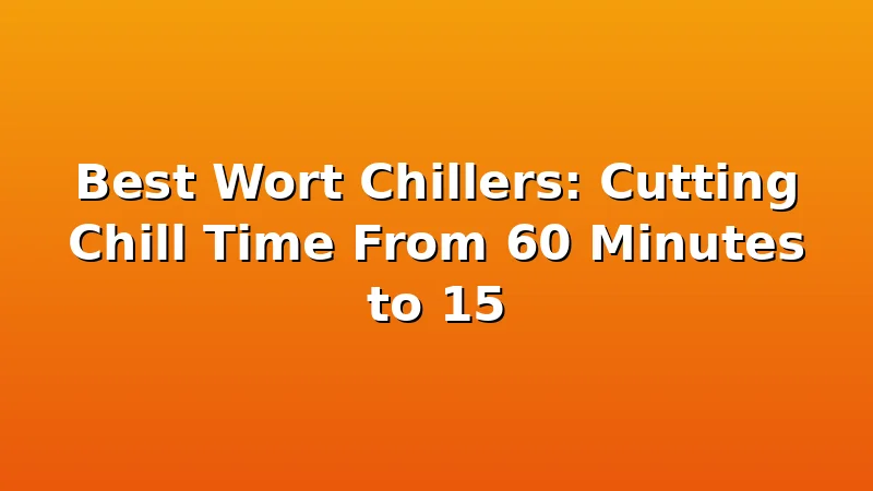 Best Wort Chillers: Cutting Chill Time From 60 Minutes to 15 - MaltDock review with measurements and honest opinion