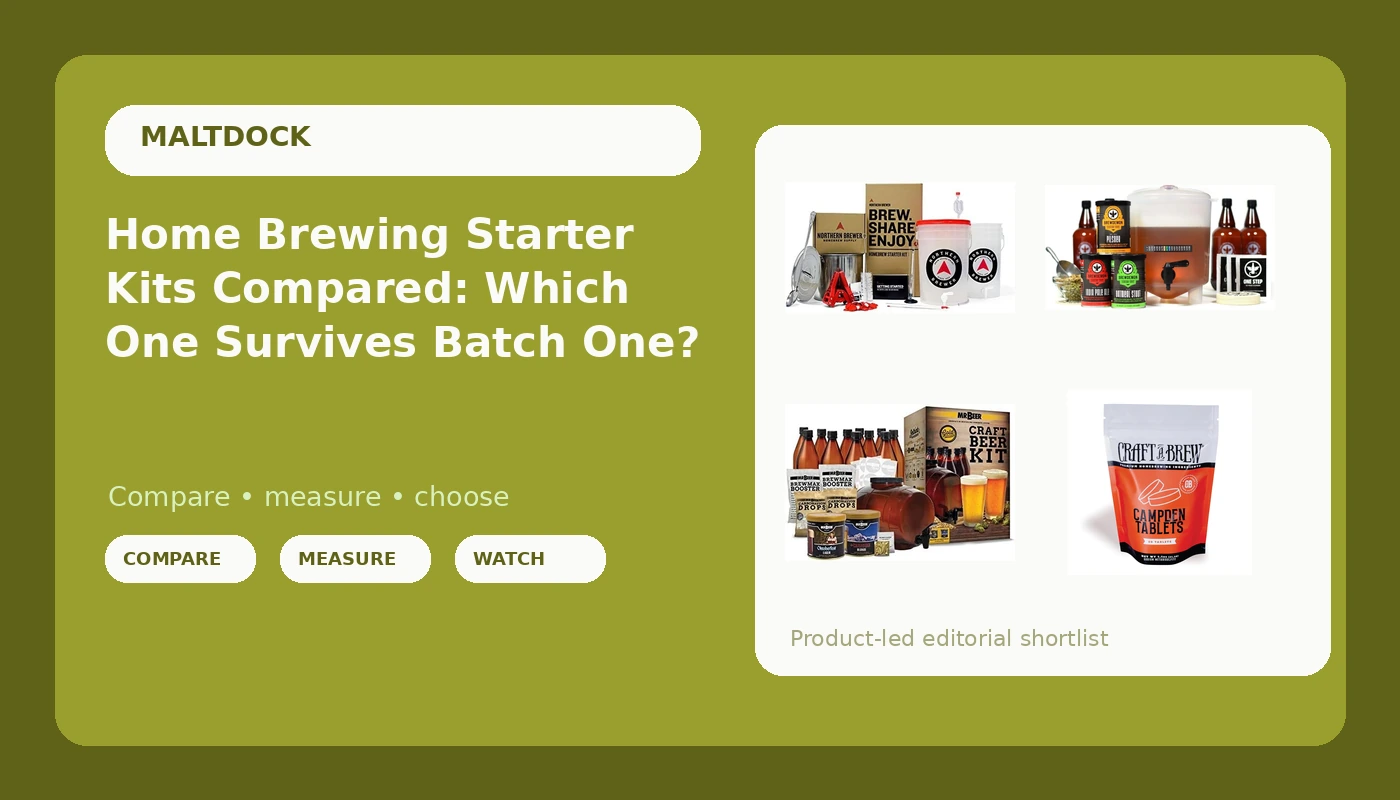 Home Brewing Starter Kits Compared: Which One Survives Batch One?