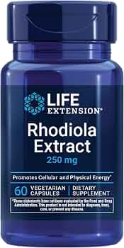 Life Extension Rhodiola Extract, Rhodiola rosea Supplement, standardized...
