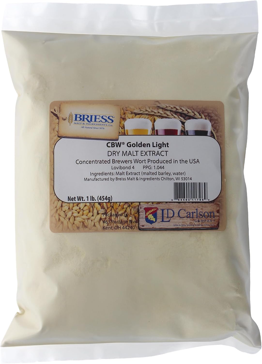 Briess Golden Light DME 1 lb (B0038O8LUQ)