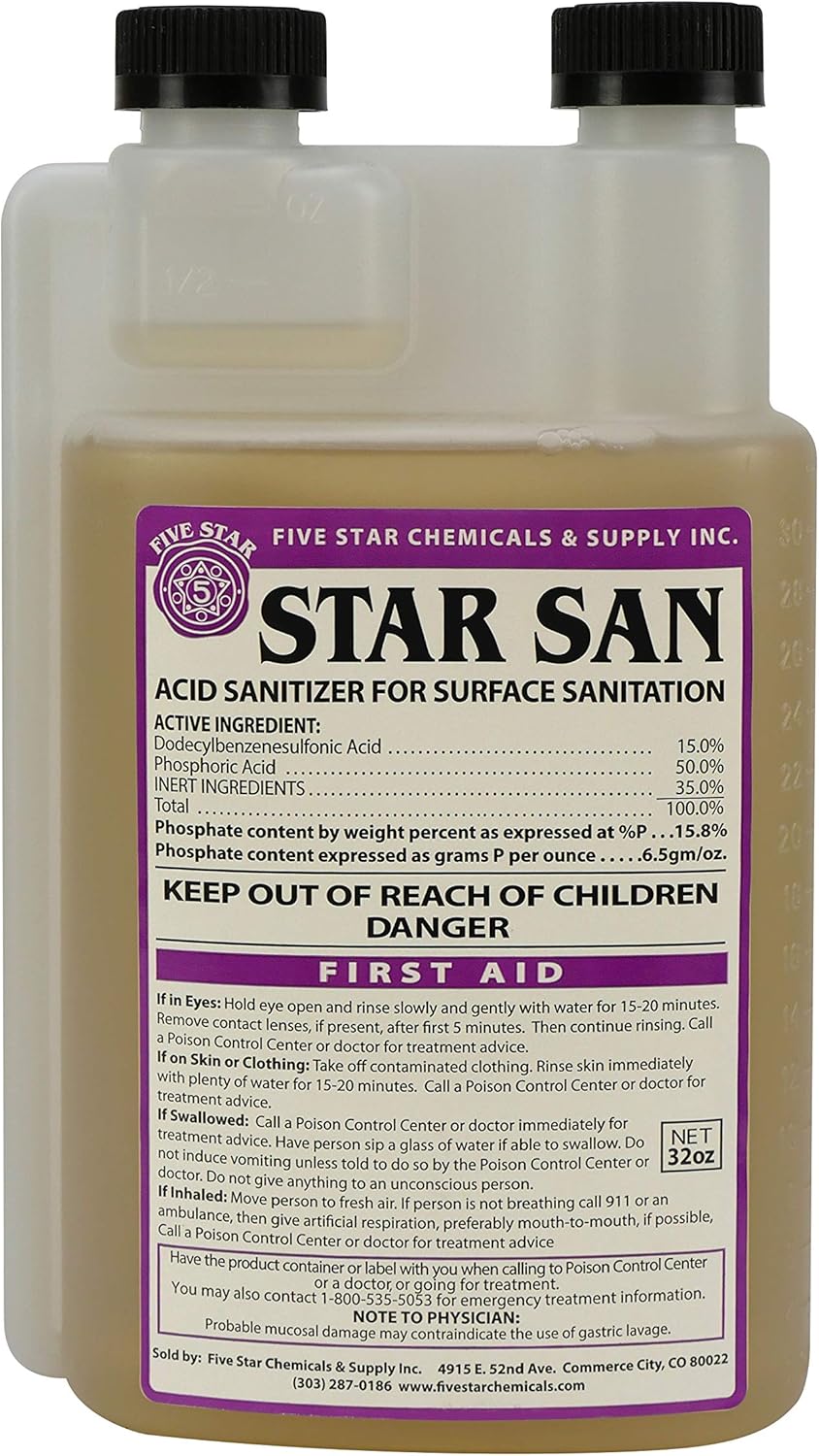 Five Star Star San 32 oz (B0064O7YFA)