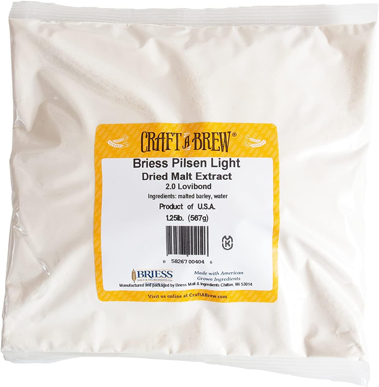 Craft a Brew Pilsen DME 1.25 lb (B08KFF2ZVK)