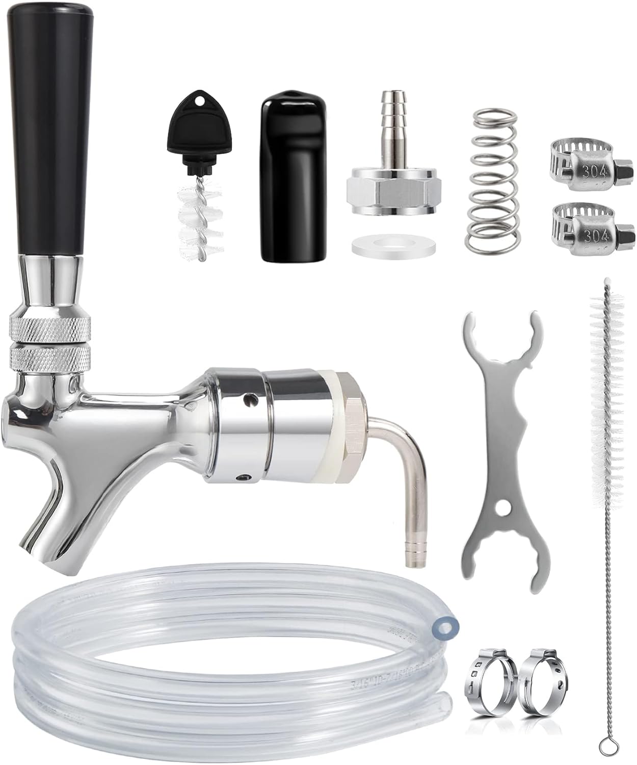 Draft Beer Faucet Shank Kit (B0BF3YJXQ5)