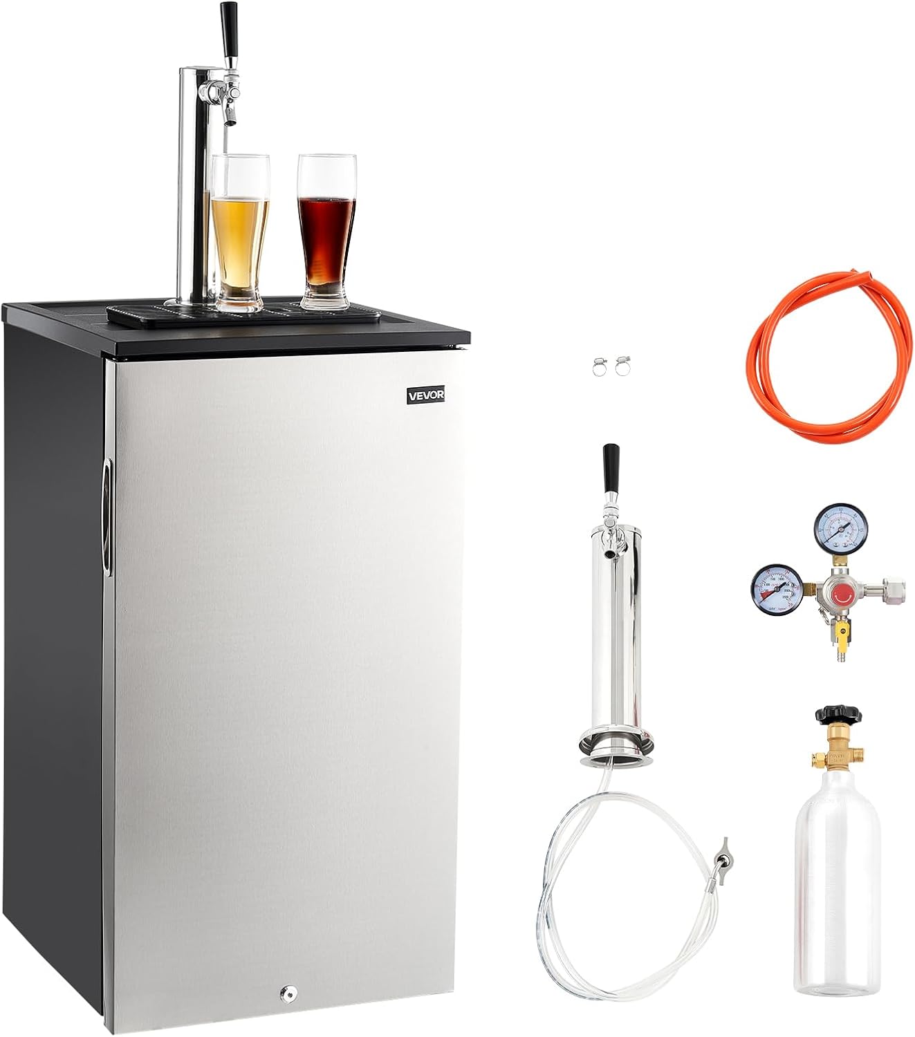 VEVOR single tap beer kegerator