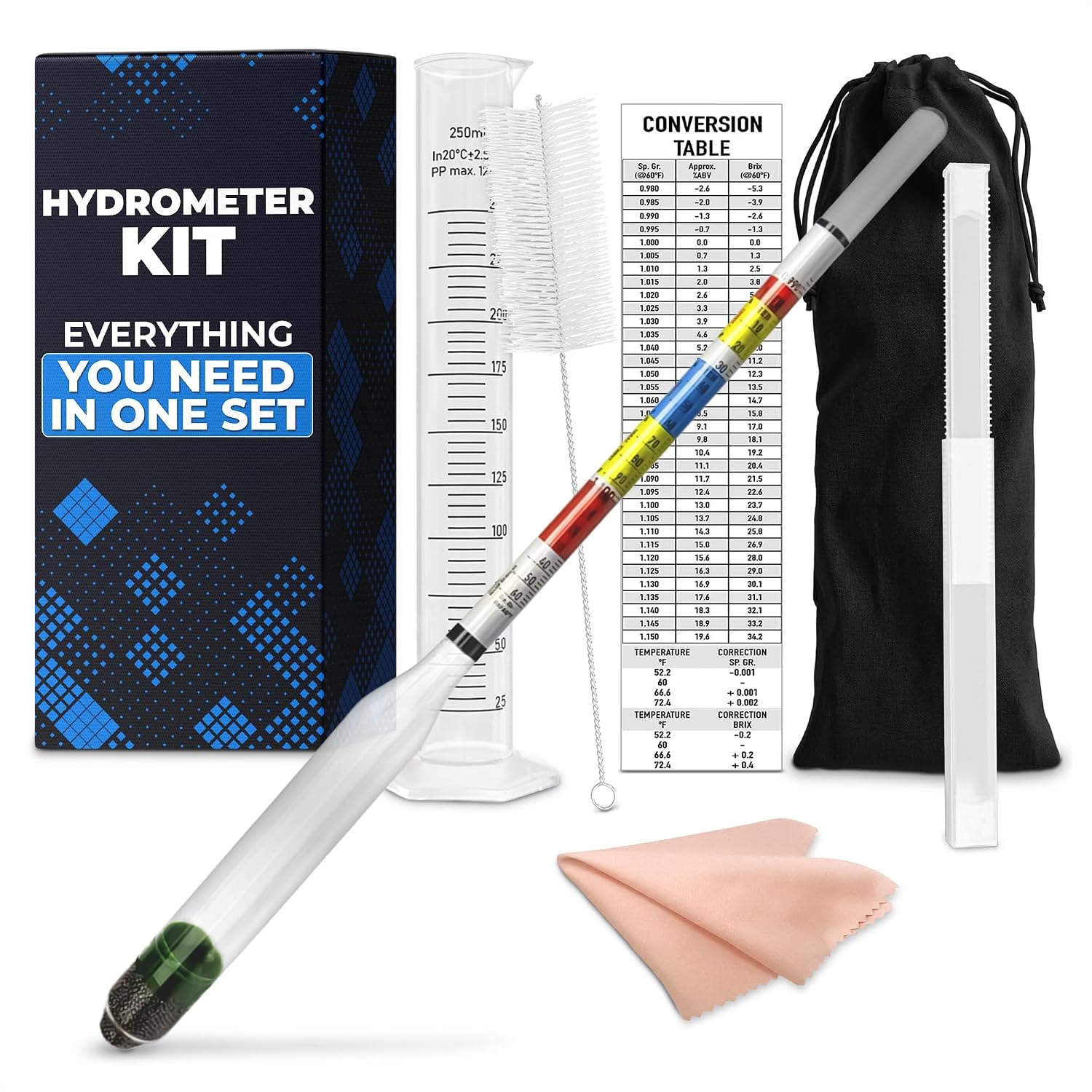 Triple Scale Hydrometer Kit (B0FZLZZJF2)